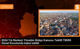 TBMM, 2024 Yılı Merkezi Yönetim Bütçe Kanunu Teklifi’ni kabul etti