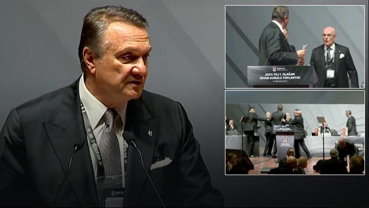 Beşiktaş Divan Kurulu’nda eski başkan Hasan Arat’a yumruklu saldırı! Toplantı ertelendi