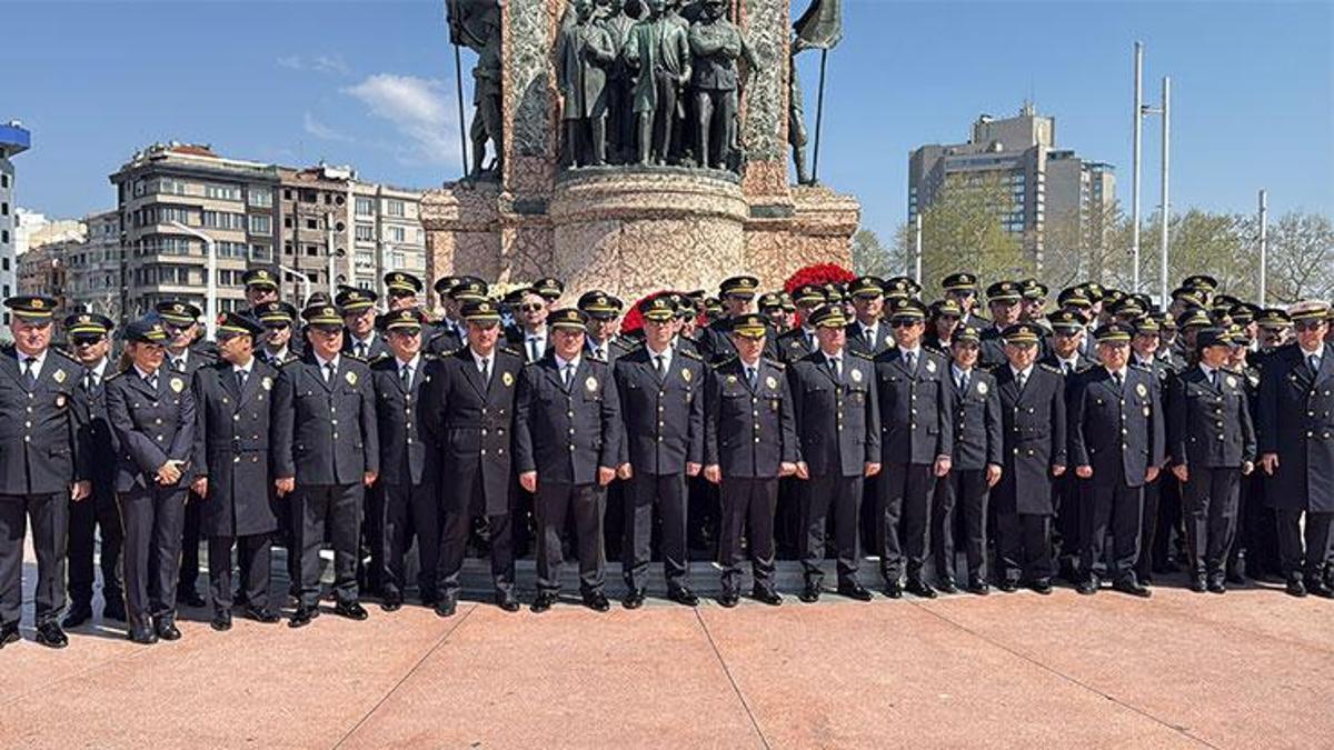 Taksim’de Türk Polis Teşkilatı’nın kuruluşunun 180’inci yıldönümü kutlandı